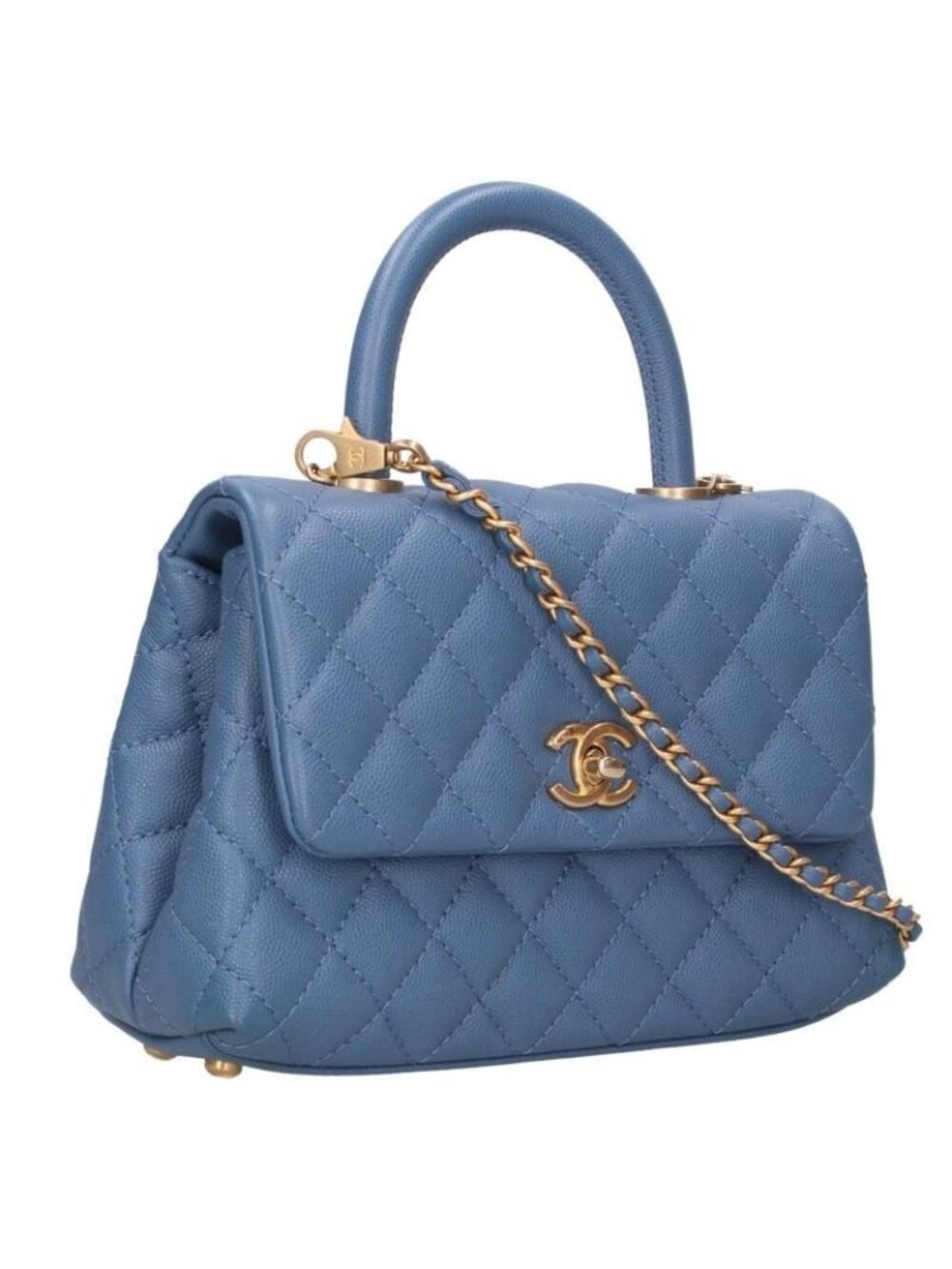 Chanel Coco Handle XS Caviar Leather Chain Shoulder Bag XS